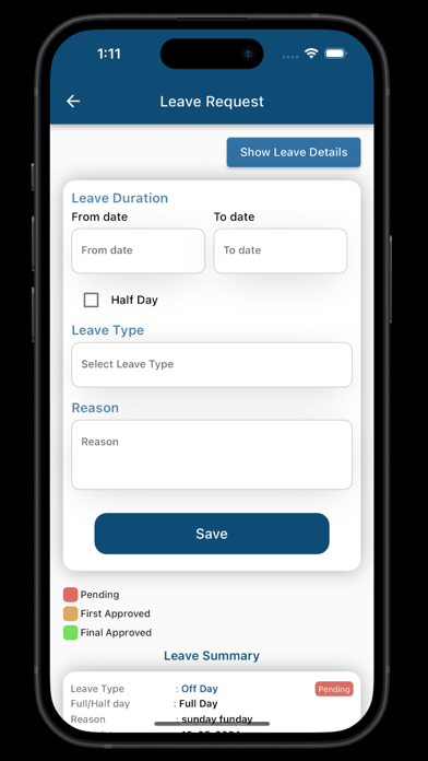Screenshot 3 of My HRM - GRAPES App