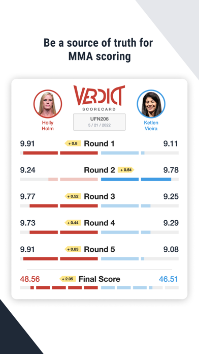 Screenshot #2 pour Verdict MMA Picks & Scoring