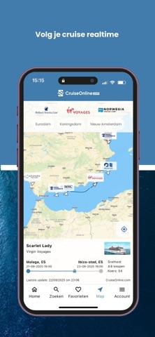 CruiseOnline –Boek jouw Cruise iPhone screenshot
