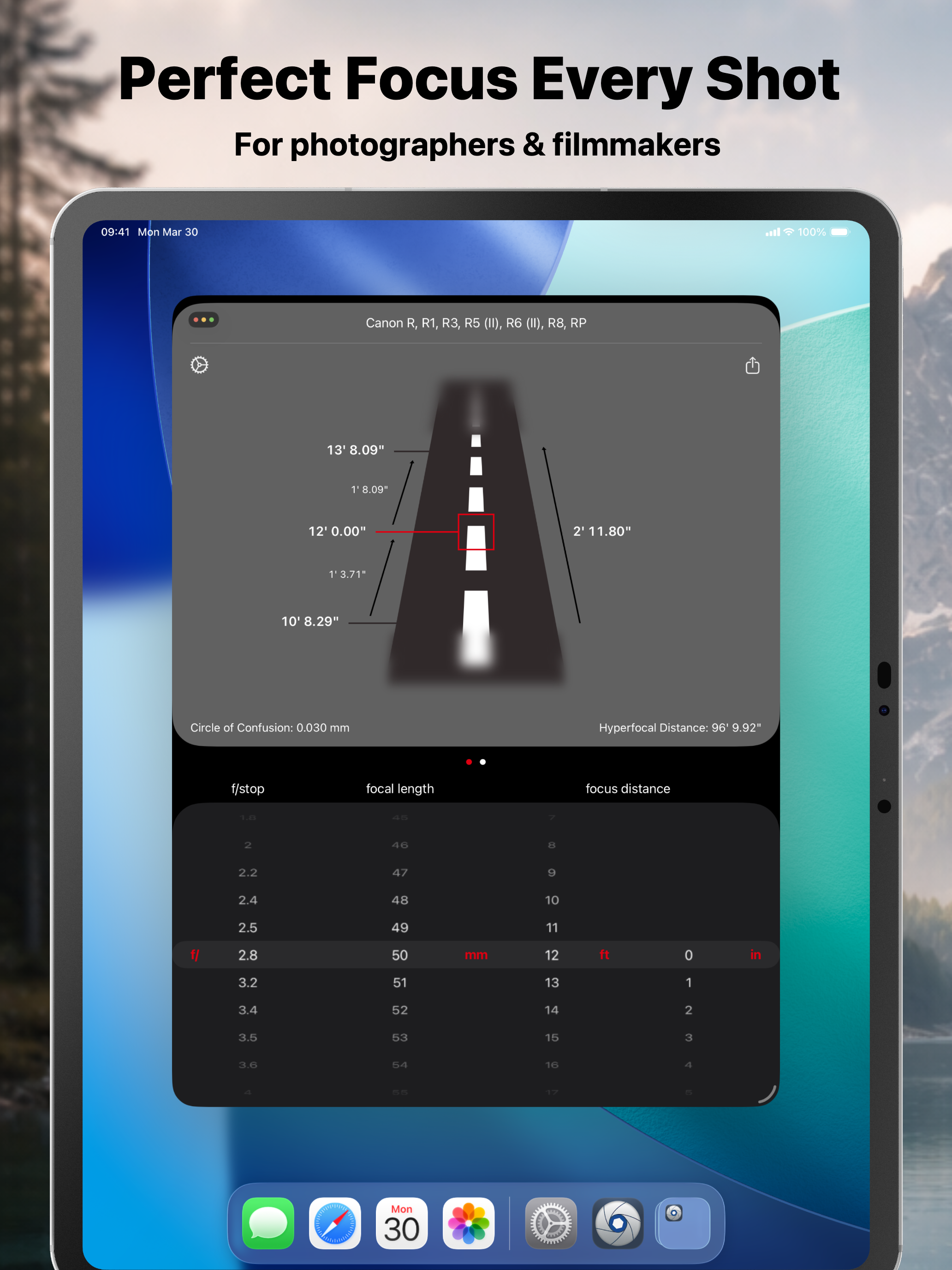 Simple DoF Calculator