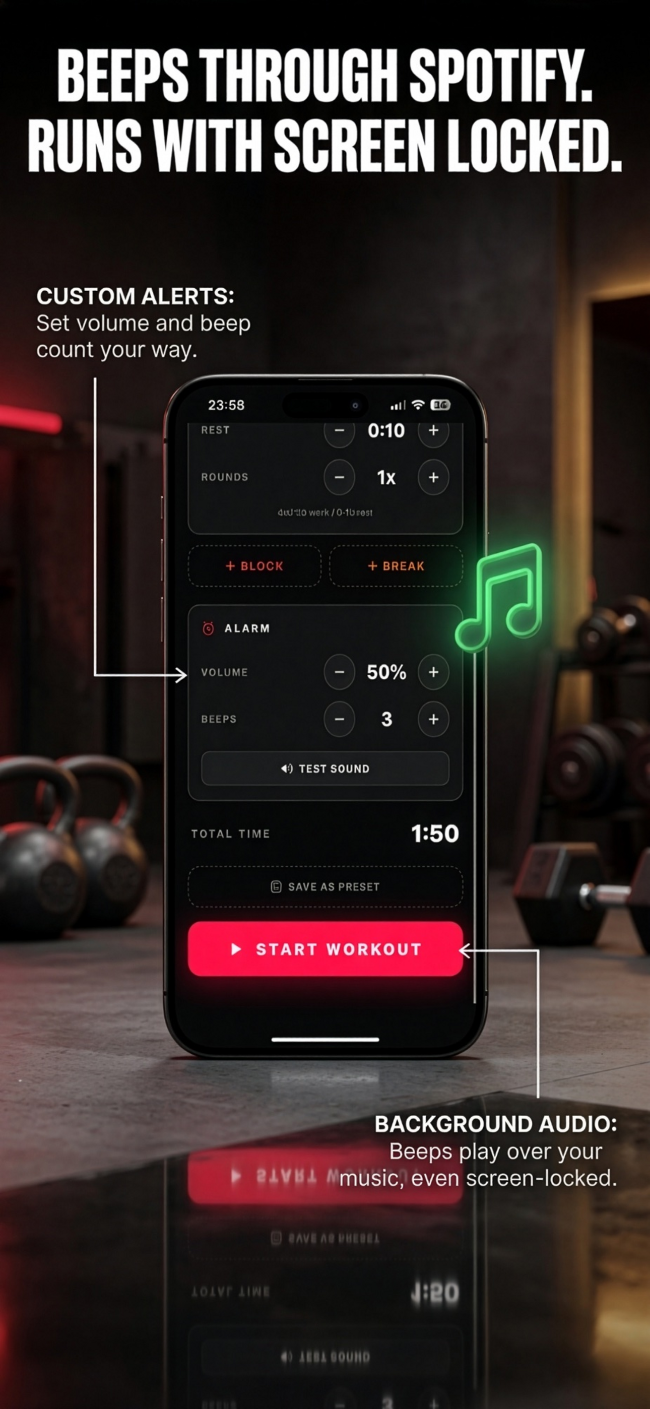 CWT - Custom Workout Timer screenshot 2