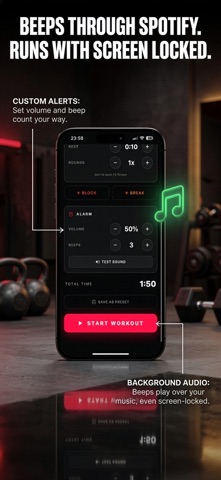 CWT - Custom Workout Timer Screenshot 2 of 4