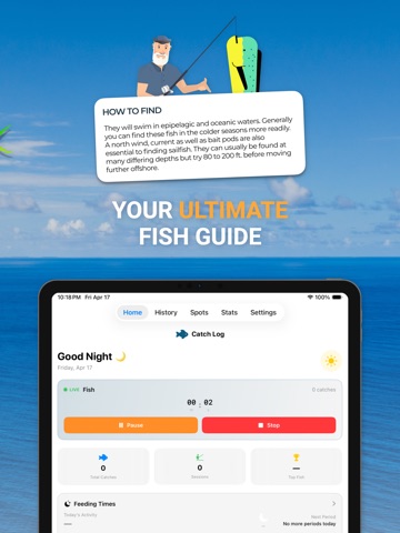 Fishing Tracker - GPS & Spots iPad screenshot