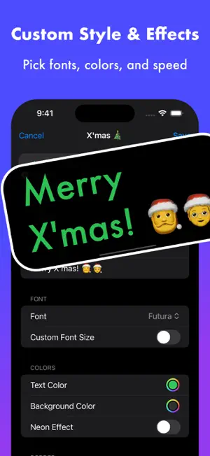 LED Banner • Marquee • Prompt screenshot 1