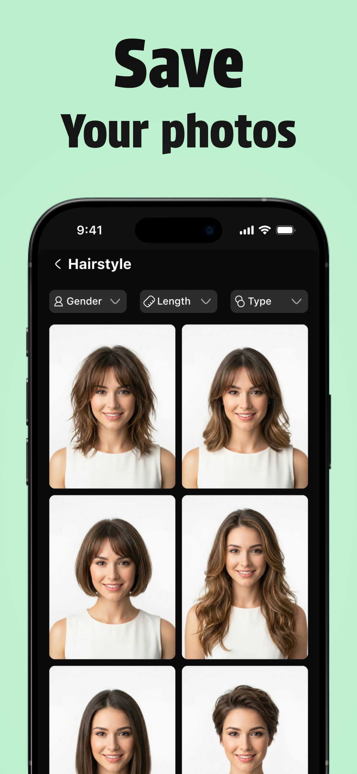 Hairstyle Try On & Hair Color screenshot 8
