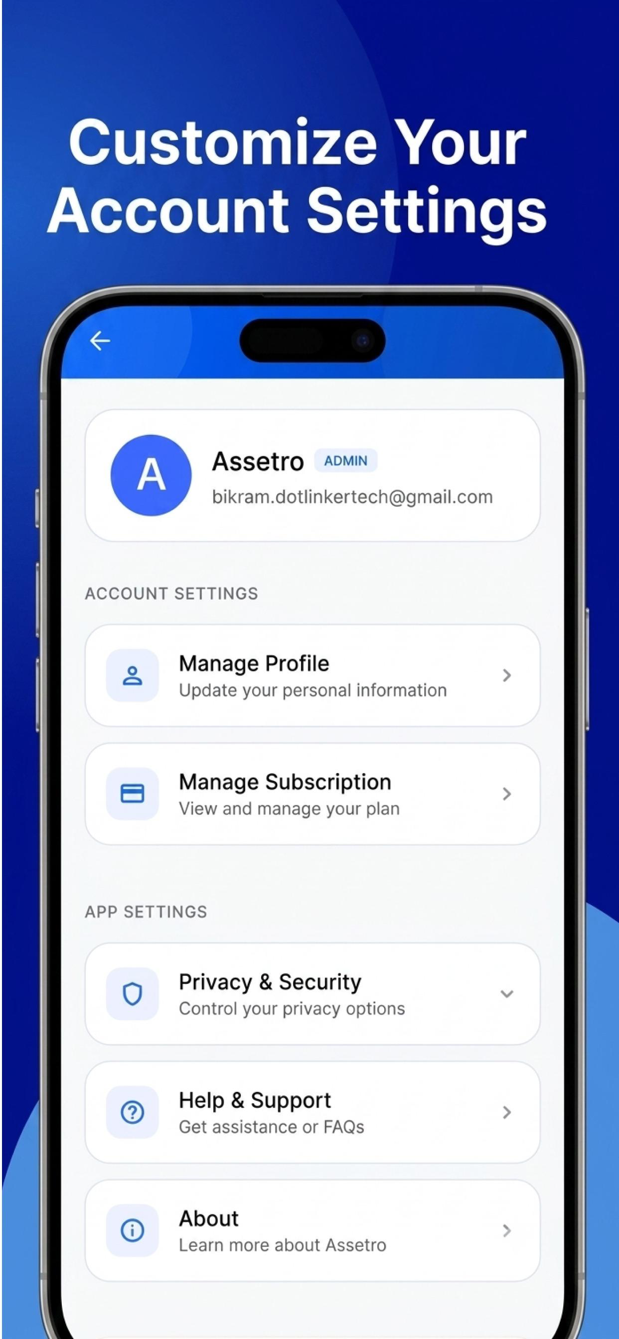 Assetro screenshot 5