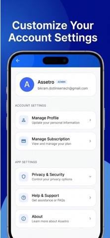 Assetro screenshot
