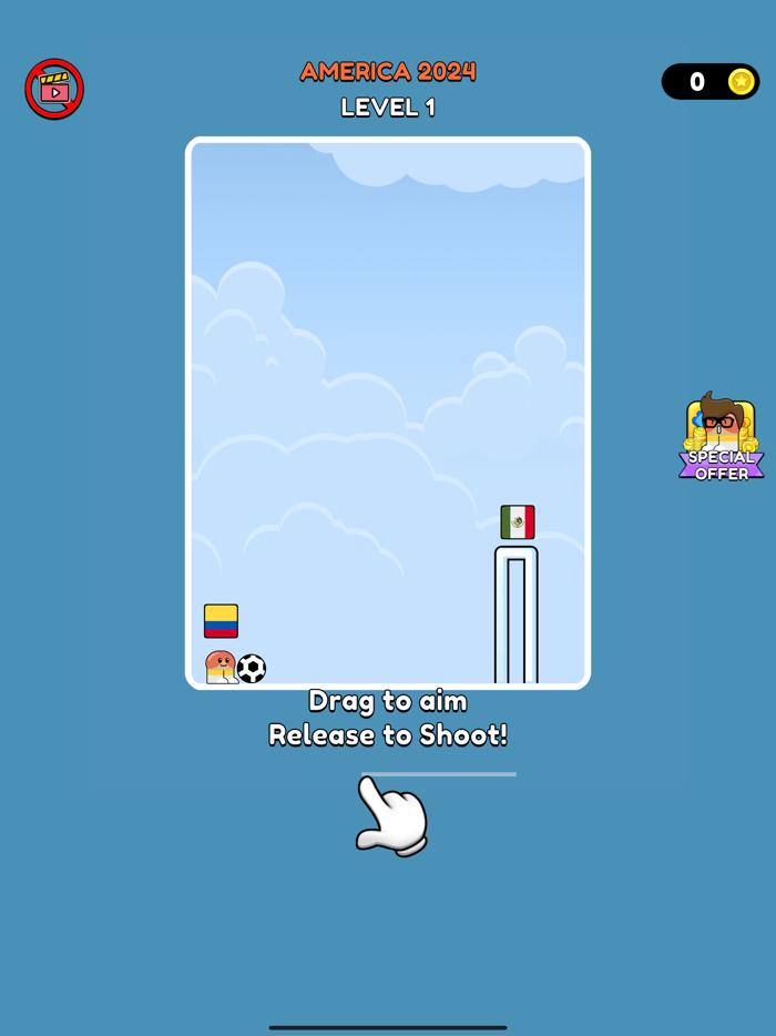 Soccer Game Score a Goal