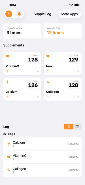 Pill Stock Tracker : SuppleLog screenshot 2