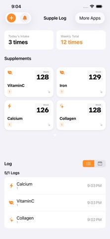 Pill Stock Tracker : SuppleLog Screenshot 2 of 4