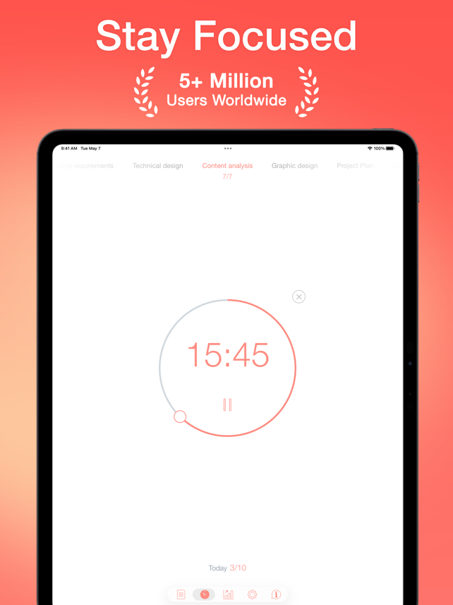 Be Focused Pro- Pomodoro Timer Screenshot
