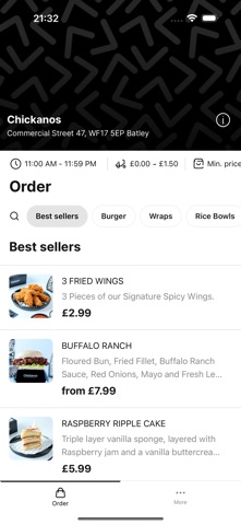 Chickanos app screenshot
