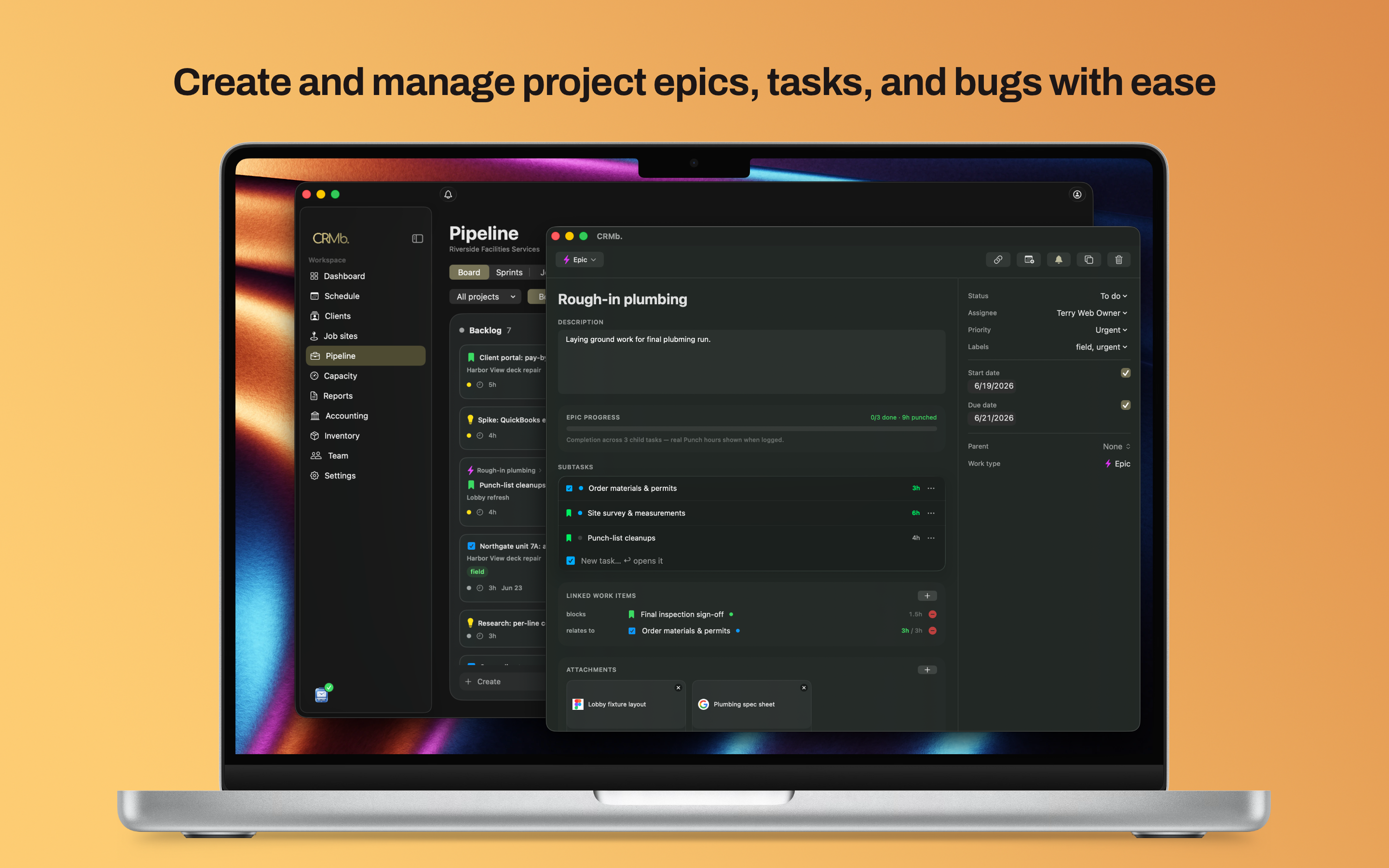CRMb: CRM & Project Scheduler screenshot 21
