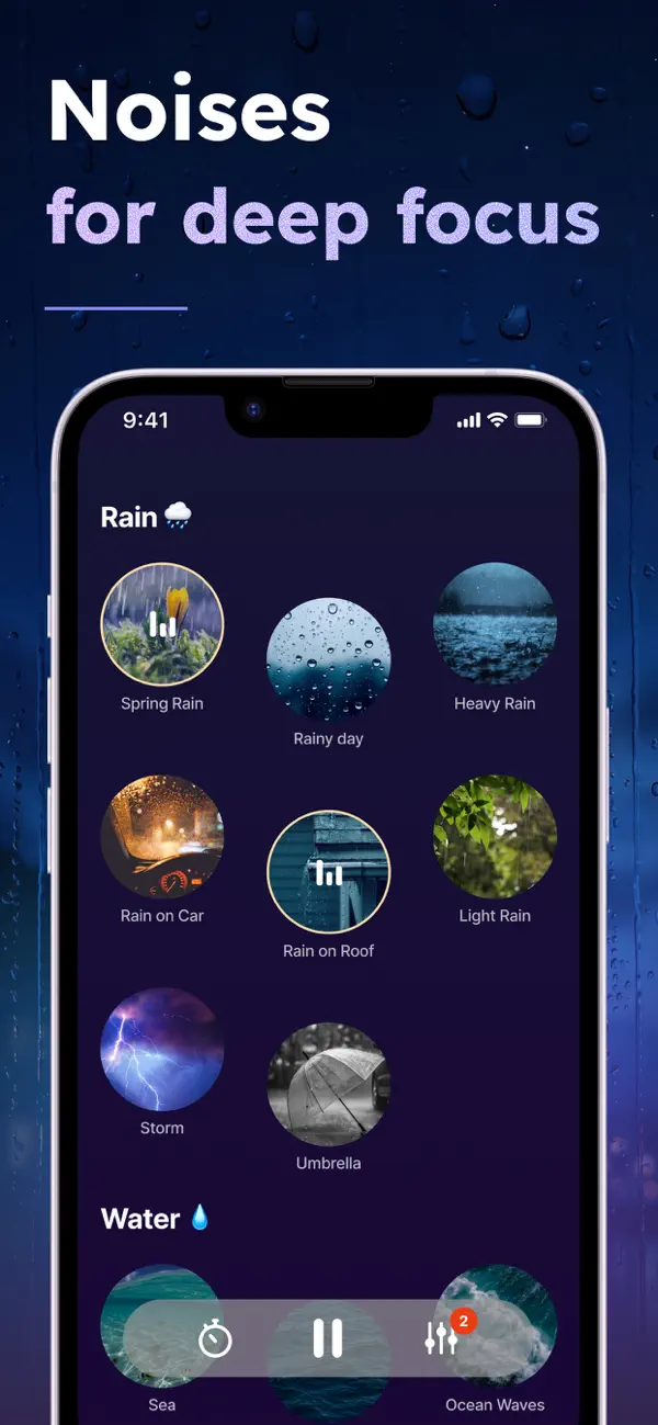 Screenshot #2 pour Sons Pour Dormir: pure nature