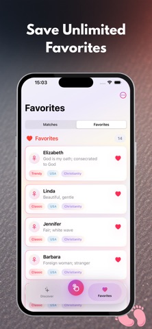 BabyName: Baby Name Matcher screenshot