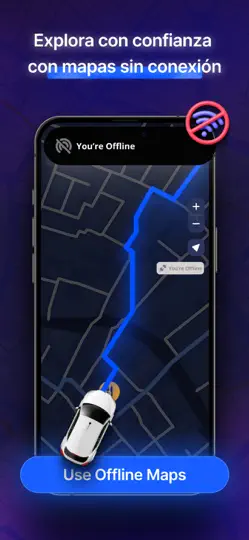 Captura de pantalla de MapXplorer: Navegación GPS en iPhone 6