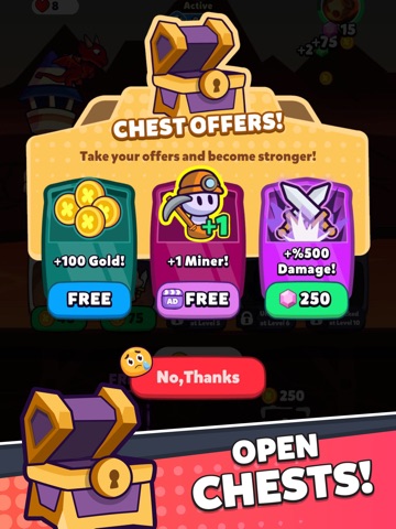 Miner Fighters ! iPad screenshot