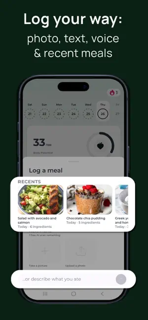 BeyondCal: AI Food Tracker screenshot 4