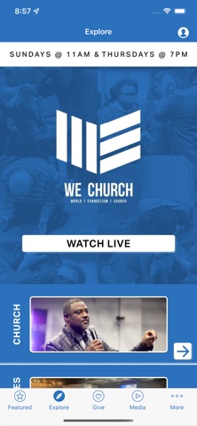 WE Church Lansing screenshot