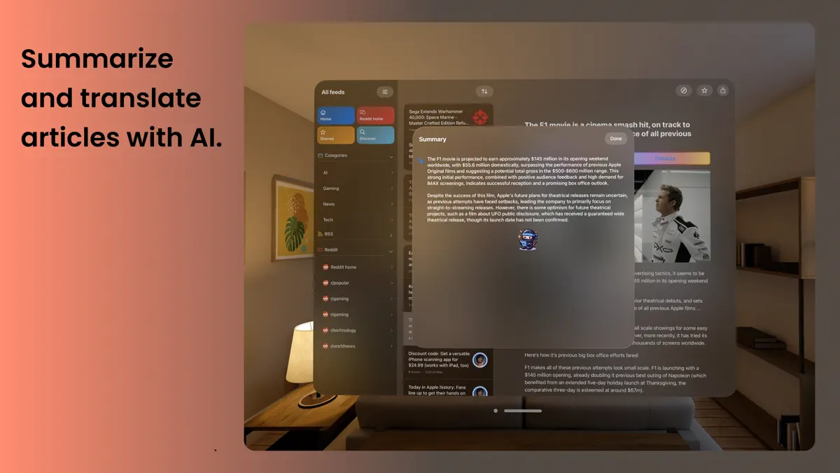 NewsNinja: AI RSS News Reader screenshot 3