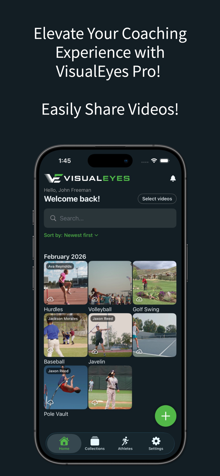 VisualEyes: Video Coaching App screenshot 1