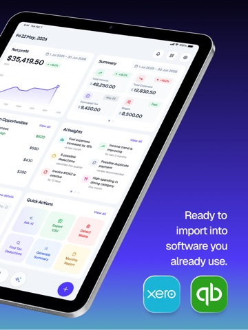 Tax AI - Bookkeeping Done iPad screenshot