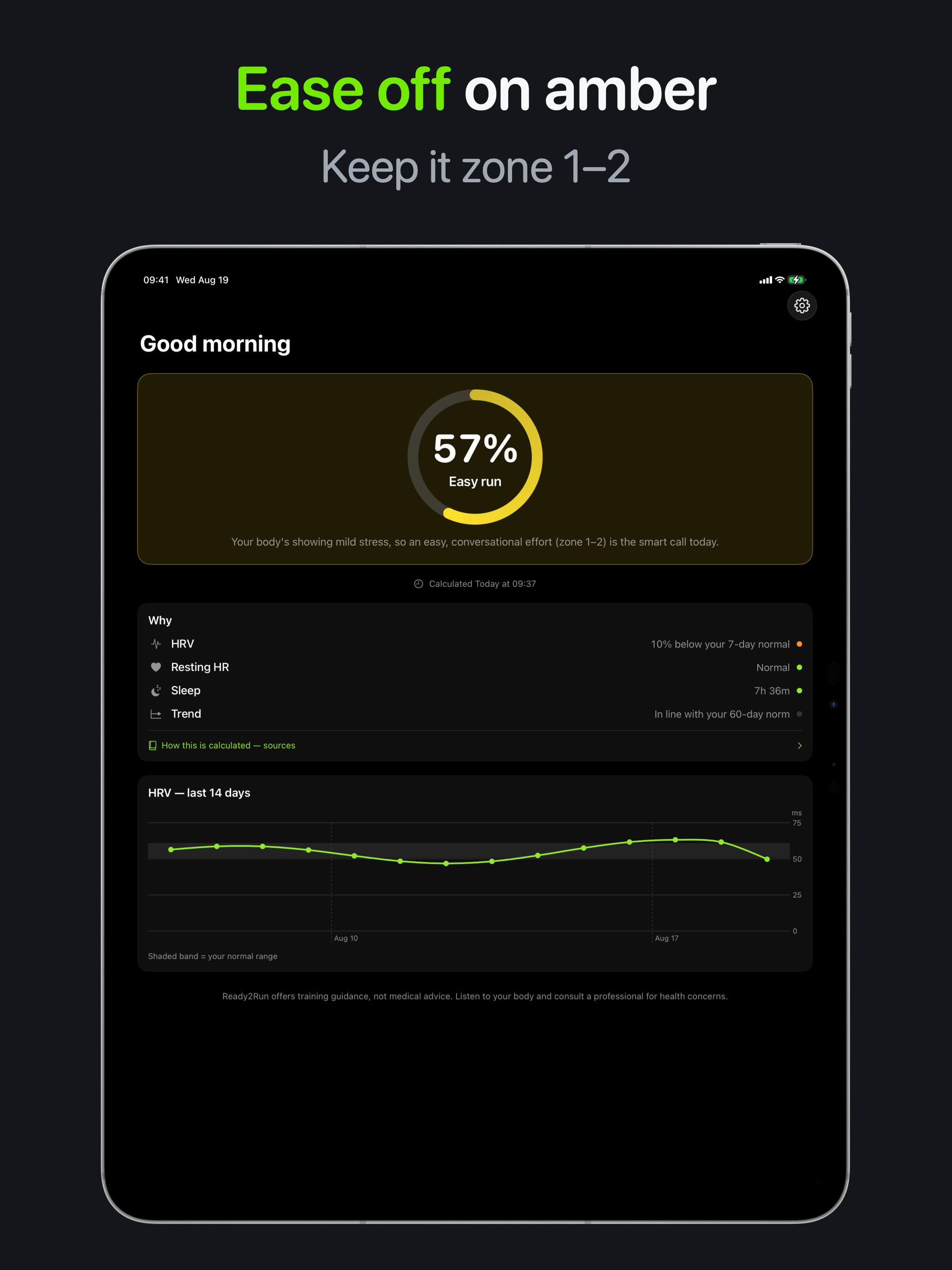 Ready2Run: HRV Recovery screenshot 9