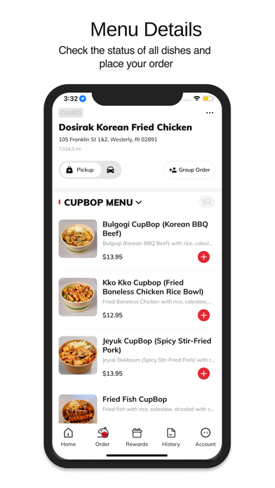 Dosirak Korean Fried Chicken Screenshot