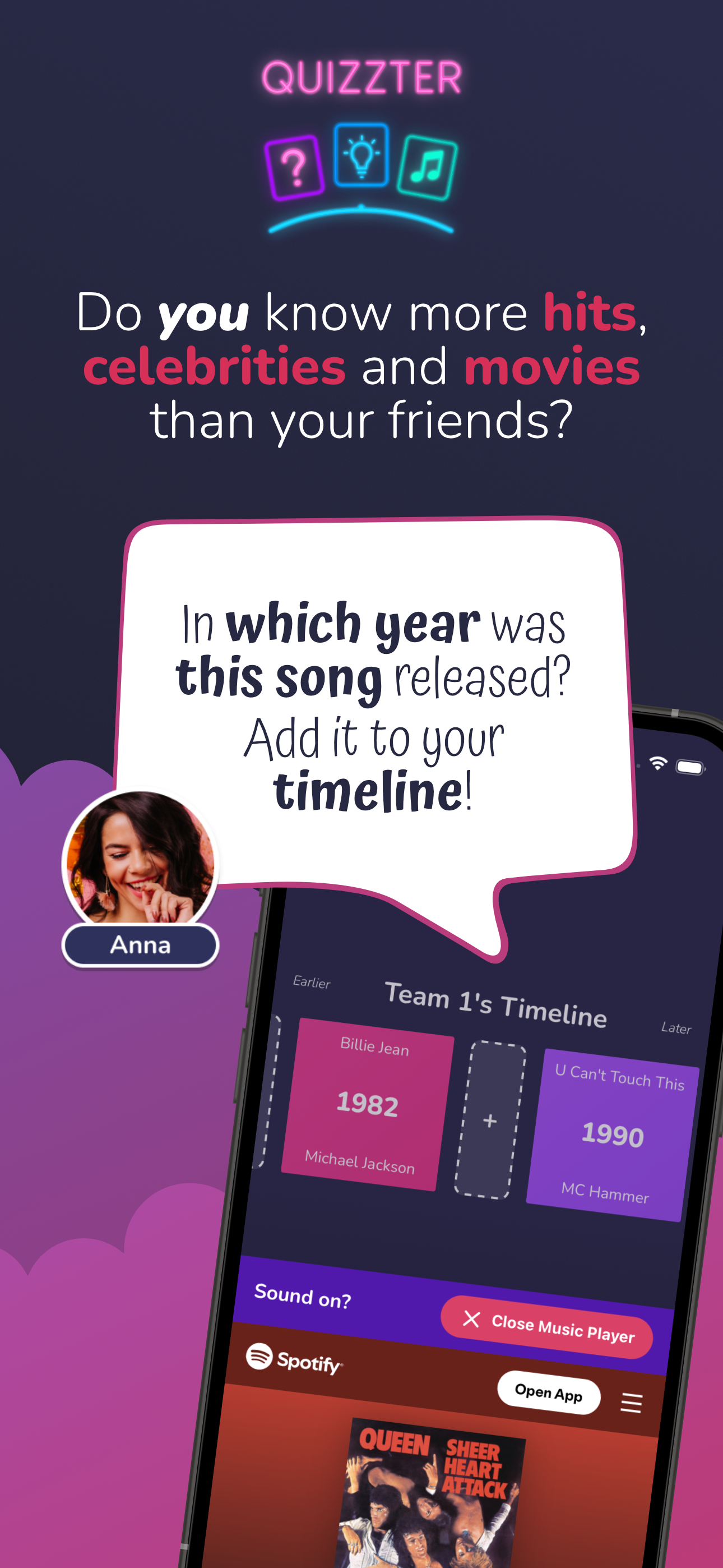 Quizzter - Guess The Year!