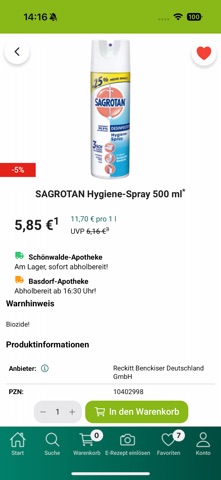 ROGGE apotheken screenshot