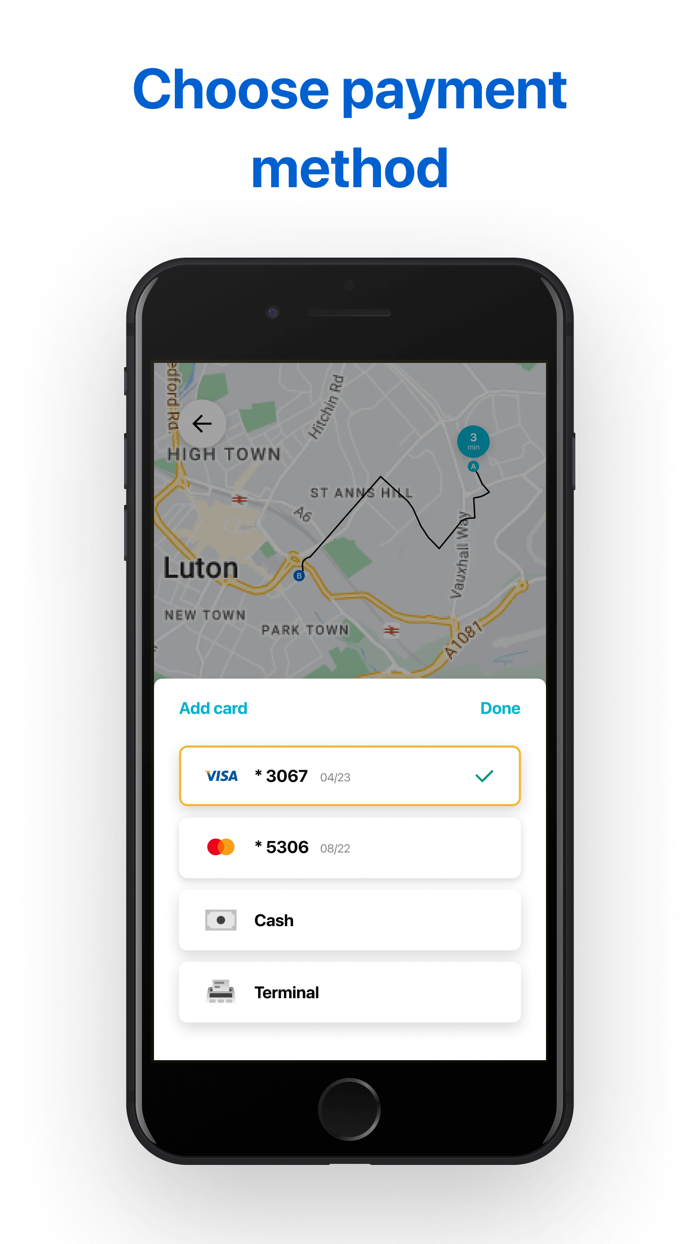 Pickup Cab App, UK