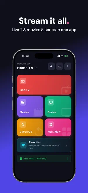 NiPa Player: IPTV M3U Xtream screenshot 1