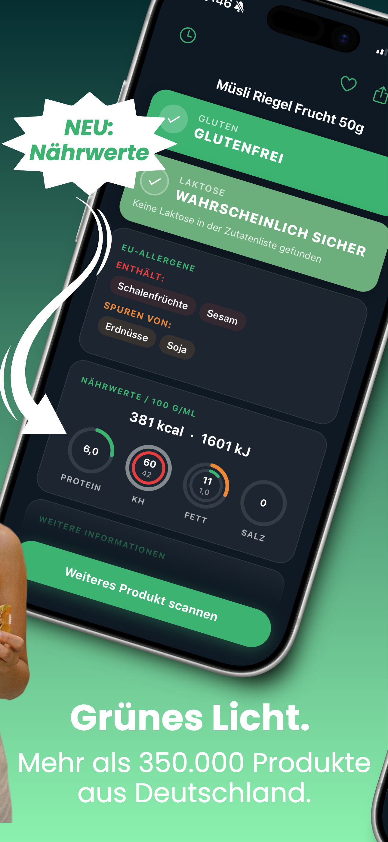 Ampelo: Lebensmittel Scanner screenshot 2