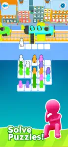 Subway Jam－ Bus Sorting Puzzle screenshot #4 for iPhone