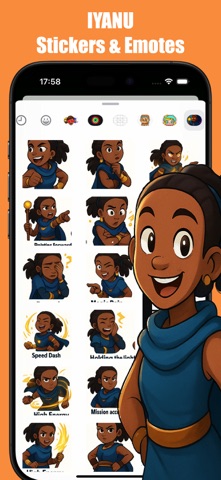 Iyanu Stickers & Emojis screenshot