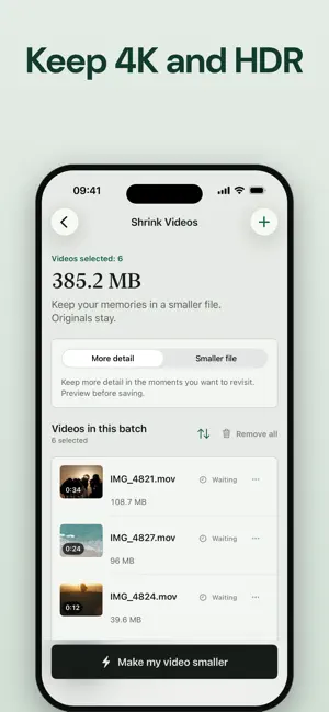 Video Compressor—Shrink Videos screenshot 2