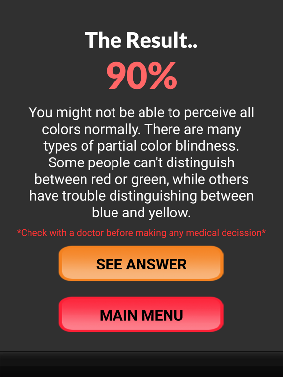Screenshot #6 pour Color Blindness Test Ishihara