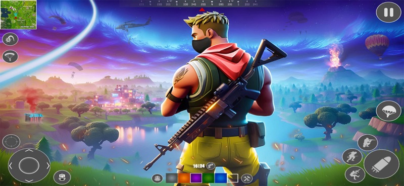 Epic Battle Royale Fort Firing screenshot 1