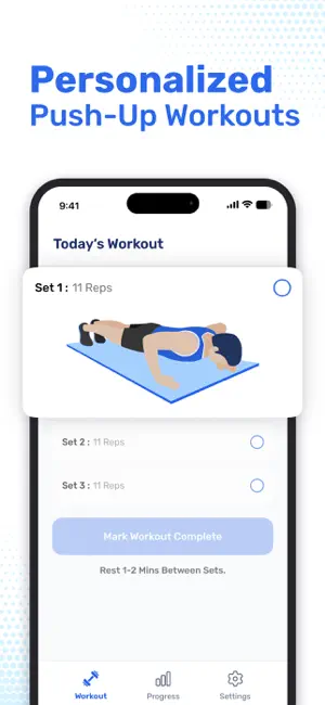PushCount - Push-Up Training screenshot 1