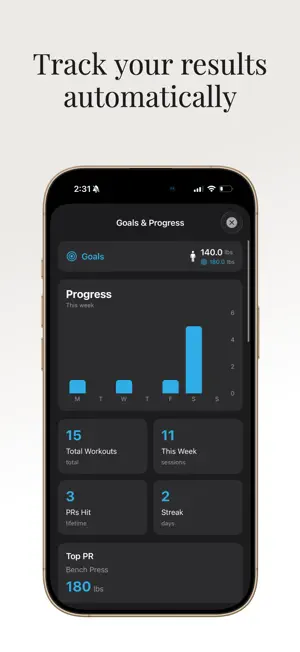 Lift Ai: Workouts made smarter screenshot 4