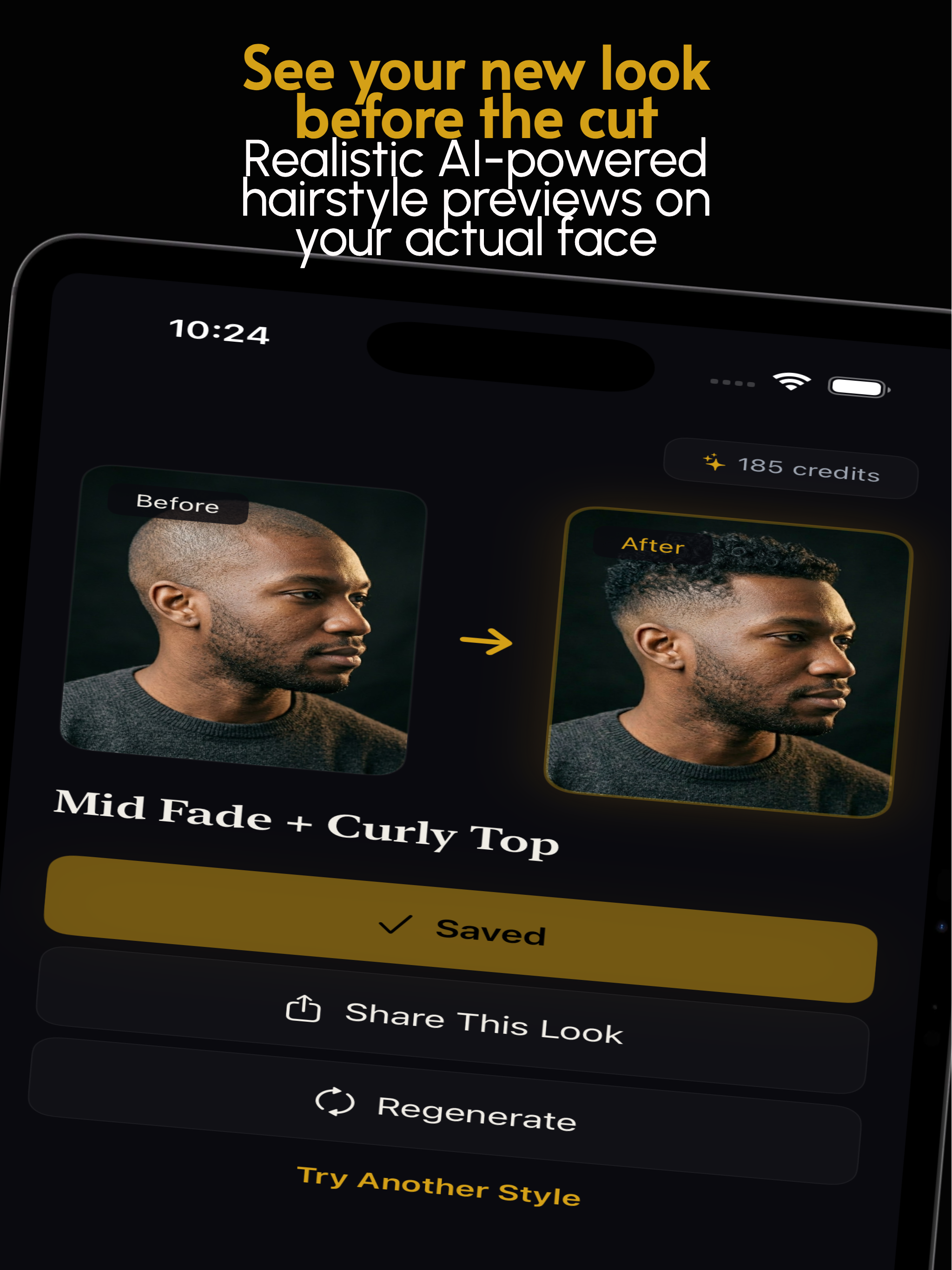 CrownShift: AI Hair Preview