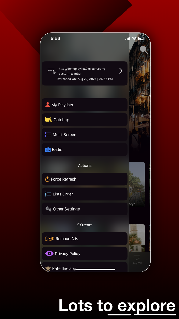9Xtream - Download  Play iPTV