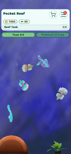 Pocket Reef: Cozy Aquarium screenshot 2