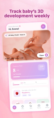 Pregnancy Tracker for Moms iPhone screenshot