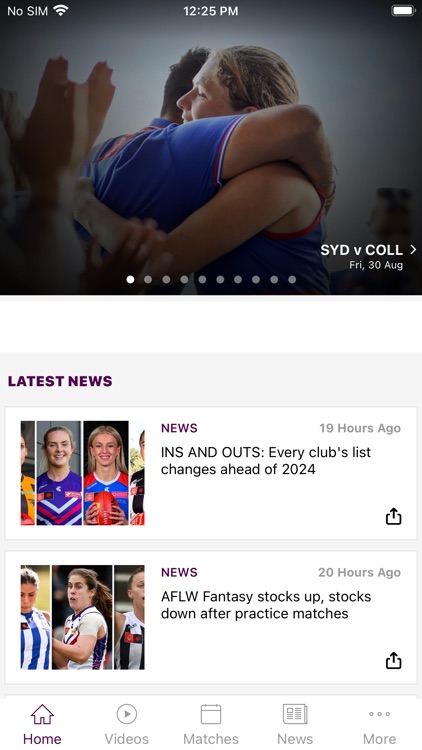 AFLW Official App
