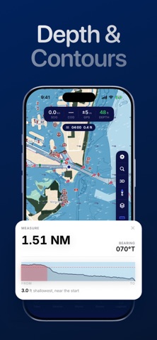 Helm Boating: GPS, Chart & Map iPhone screenshot