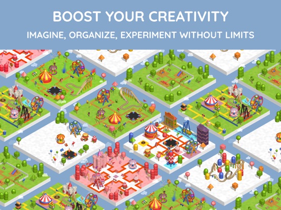 Pango Theme Park Builder iPad screenshot 4 - Education app