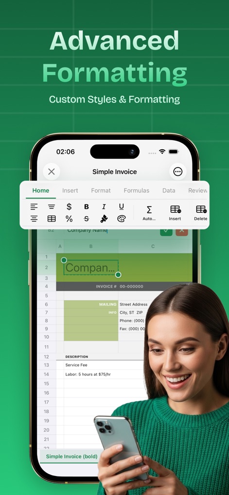 XLSX Editor: Edit Spreadsheets - Business App | MWM