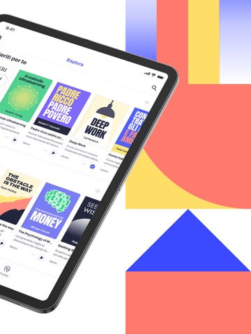4books: Audiolibri e Podcast iPad screenshot 2