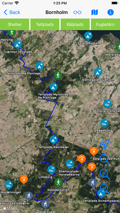 Vandreruter på Bornholm Screenshot